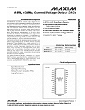 DataSheet MAX5190 pdf